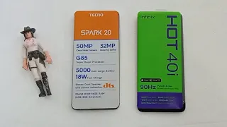 TECNO SPARK 20 vs infinix Hot 40i: speed test , comparaison infinix hot 40i vs TECNO SPARK 20