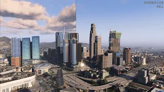 GTA 5 - Overmodded Map and Graphics 2022 vs Vanilla