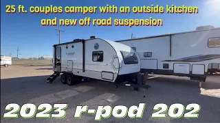 Why the 2023 Forest River r-pod 202 Rear Kitchen Trailer is a Must-Have