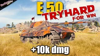WoT: E 50 tryhard, +10k damage on Steppes, World of Tanks