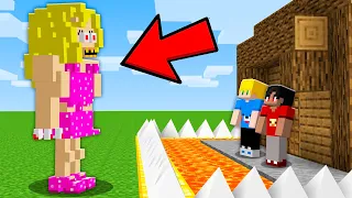 BARBIE MUTANTE vs CASA SEGURA no Minecraft!