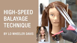 High-Speed Balayage Technique by Lo Wheeler Davis | Kenra Color