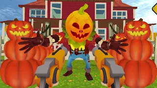 Dark Riddle Halloween Part 11 ( Pumpkin Head ) Gameplay New Update 4.2.1