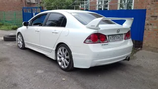 HONDA CIVIC 4D MT звук выхлопа