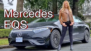 2022 Mercedes EQS review // The S-Class of electric cars.