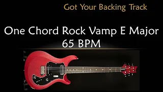 Backing Track - One Chord Rock Vamp in E Major