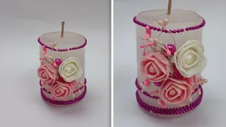 DIY Candle Decoration | Candle Decoration Idea  | Candle Decoration Competition