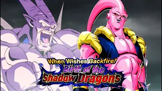 PHY LR MAJIN BUU (GOTENKS) EZA VS. OMEGA SHENRON IN BIRTH OF SHADOW DRAGONS EVENT: DBZ DOKKAN BATTLE