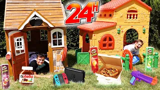 24H DANS UNE MAISON DE JARDIN !