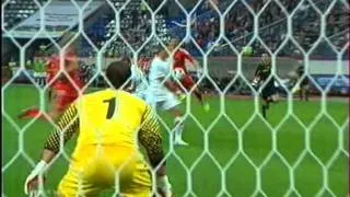 Россия - Сербия гол Погребняк 1:0 9 августа 2011
