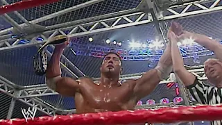 Batista Successfully Beats Triple H Inside Hell in a Cell: Vengeance 2005