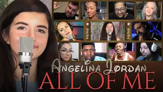 Angelina Jordan Cover John Legend All of Me Reaction Mashup Compilation