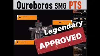 My Face to Face legendary build now with Ouroboros SMG - Division 2 PTS