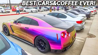 TOOK THE GTR OUT TO CARS & COFFEE!! Best Cars & Coffee Meet In The World!