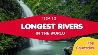 Top 10 longest rivers in the world 🌍 #shorts