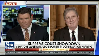 10 14 20 Kennedy discusses SCOTUS confirmation hearings, tech censorship with Fox News's Bret Baier