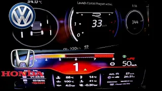 2023 Honda Civic Type R 329 HP VS VW Golf 8 R 320 HP Acceleration 0-100 km/h