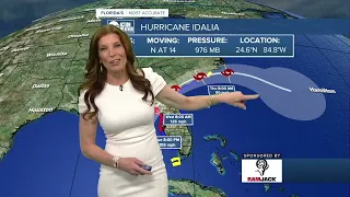 Tracking the Tropics | Hurricane Idalia continues to grow stronger, will be major hurricane