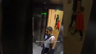 Disturbing boy in elevator gone wrong😳 (Social experiment)