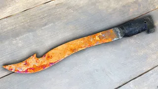 Rusty Machete Restoration - Antique Awesome Knife