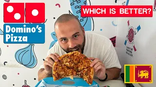 Sri Lanka vs U.K. Dominos Pizza - Which is better? 🇱🇰