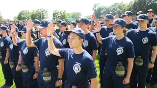 Coast Guard Academy welcomes 291 new cadets for start of Swab Summer