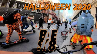 Ant-Man on Juiced Bikes City Scrambler BAESK8 Halloween PEV Group RIde Pt 1 | GoPro Hero 7 RAW FPV