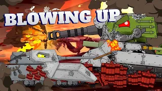 The Blowing up the Wall - Cartoons about tanks