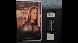 Opening and Closing to Joan of Arc 1999 Canadian VHS