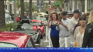 Rodeo Drive Shuts Down For Father's Day Car Show