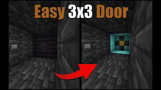 How to Make a 3x3 PISTON DOOR in Minecraft 1.20 (Easy)
