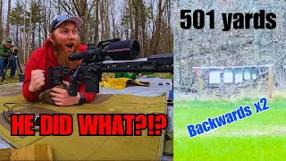 Blackjack Challenge BACKWARDS!!! 2 inch to 12 inch at 500 yards