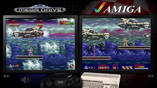 Turrican 3 (Amiga) and Mega Turrican (Mega Drive)  | Comparison - Dual Longplay