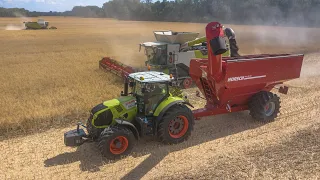 Žně 2023 | Farma u Tří dubů | Claas party - 3x Lexion , 3x Axion