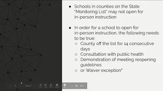 July Reopening Update Superintendent