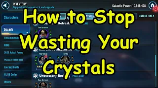 5 Ways You're Wasting Your Crystals in SWGOH