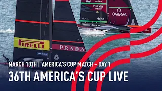 Day 1 Full Race Replay | The 36th America’s Cup Presented by PRADA