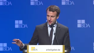 Arbeitgebertag 2015 - Rede von Emmanuel Macron