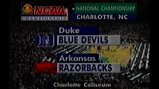 1994 04 04 NCAA National Championship Duke vs Arkansas