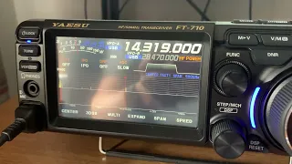 Strange 2 tone carrier heard on 14.319 MHz