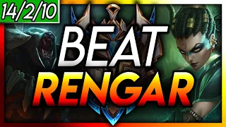 DOMINATING Rengar in Challenger - CHALLENGER Nidalee Jungle Gameplay | League of Legends