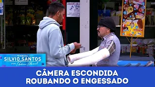 Roubando o Engessado | Câmeras Escondidas (09/02/24)