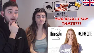 British Couple Reacts to US SLANG FROM EACH STATE