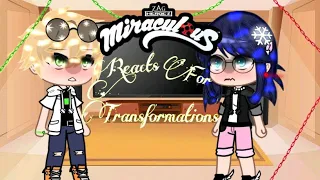 🌈MLB react to transformations💫 |Mlb | Gacha club | Miraculous Ladybug🐞🐈‍⬛