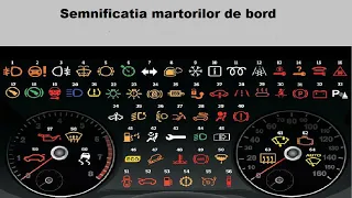 Martori de bord !!Check engine, spirala,martor ulei etc… toți martorii/semnificația lor !!