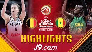 Magic Meesseman leads Belgium 🇧🇪 to the Olympic Games | J9 Highlights | FIBA Women's OQT 2024