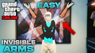 *EASY* GET INVISIBLE ARMS IN GTA 5 ONLINE - SOLO NO ARMS GLITCH 1.51! (ALL PLATFORMS)