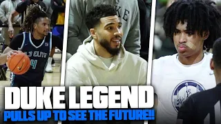 Jayson Tatum Watches 5-STAR DUKE Prospect Dylan Harper vs UNDERRATED Kayde Dotson!!