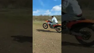 Ktm 450 sxf fly by