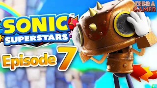 Sonic Superstars Gameplay Walkthrough Part 7 - Cyber Station Zone! Frozen Base Zone!